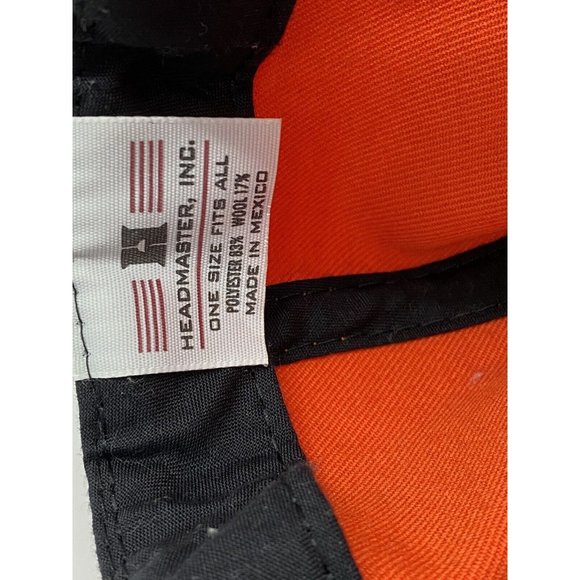 Virginia Tech Orange Cap Hat Adjustable Hook-Loop NCAA Maroon VT Headmaster Inc - Picture 13 of 13
